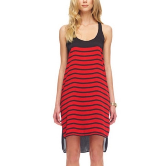 MICHAEL Michael Kors Black and Red Midi Dress - Picture 1 of 4